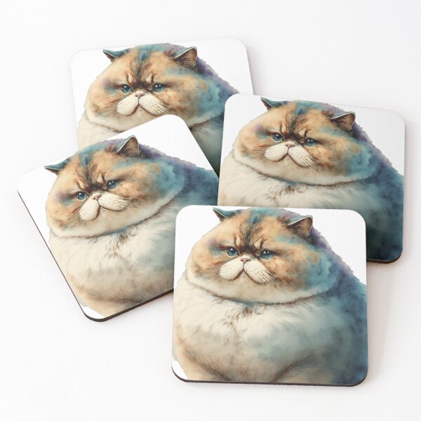 Item preview, Chonk cat watercolor 07 designed and sold by printiesart.