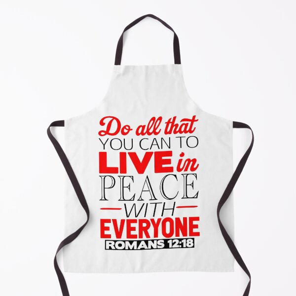 Item preview, Live In Peace With Everyone - Romans 12:18 designed and sold by plushism.