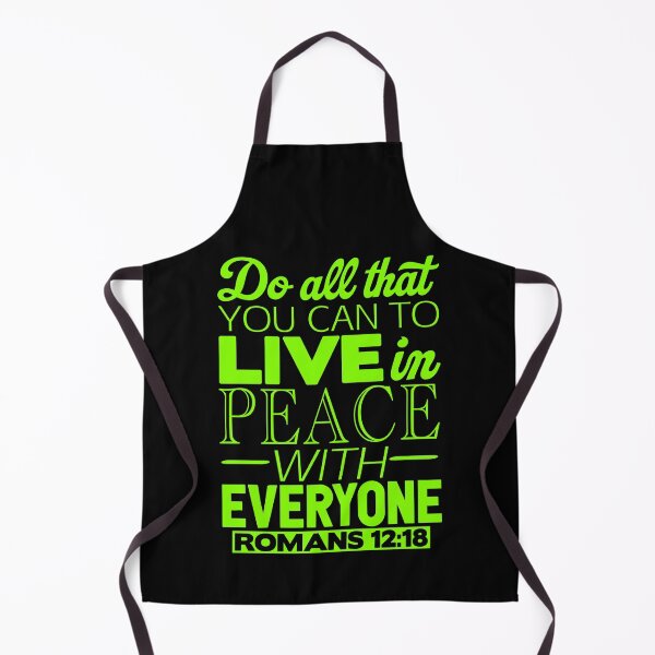 Item preview, Live In Peace With Everyone - Romans 12:18 designed and sold by plushism.