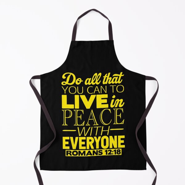 Item preview, Live In Peace With Everyone - Romans 12:18 designed and sold by plushism.