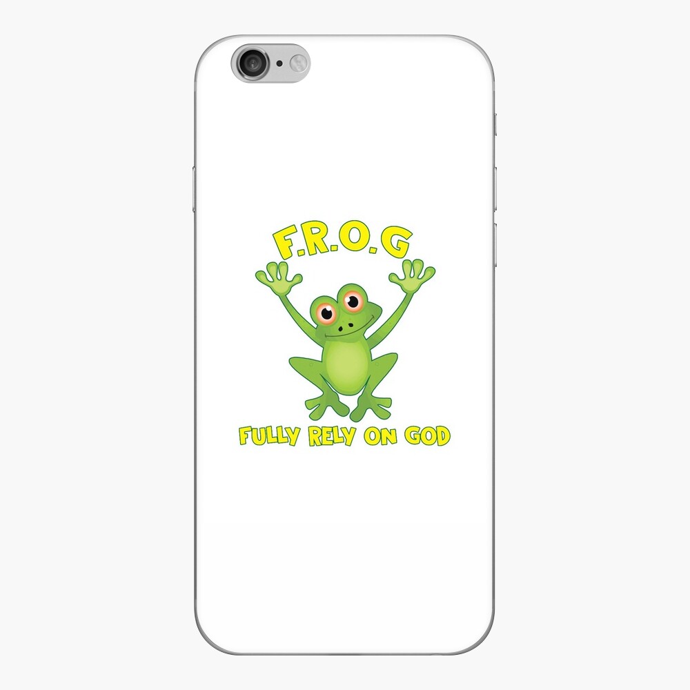 Fully Rely On God Cartoon Frog Mug – Christian Book And Toys