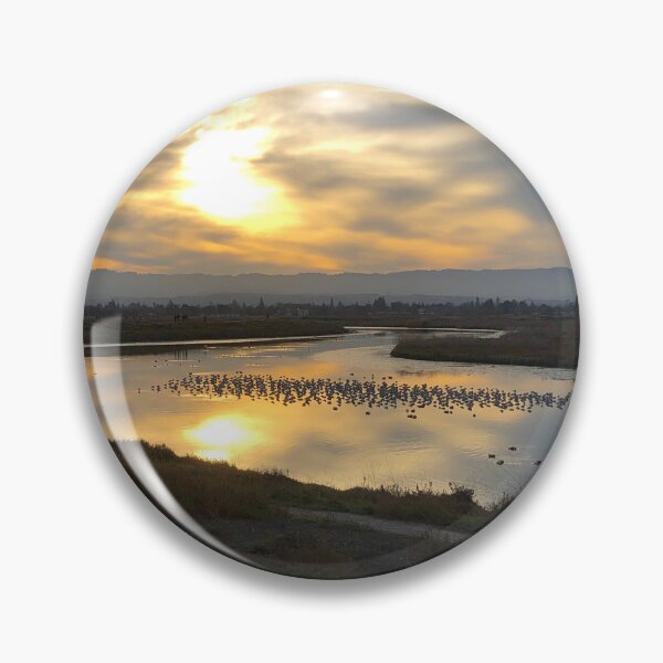 Item preview, Wetland Birds at Sunset Photograph designed and sold by Synteny.