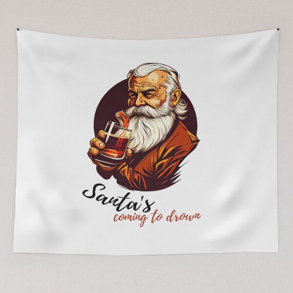 Item preview, Santa's drinking club designed and sold by MrBeerholder.