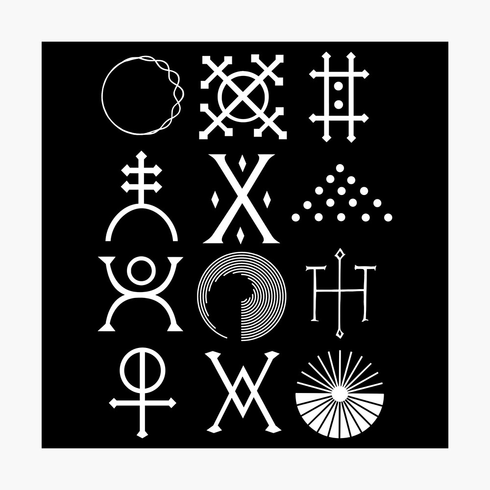 Greta Van Fleet Symbols - White  Poster for Sale by buttercream | Redbubble