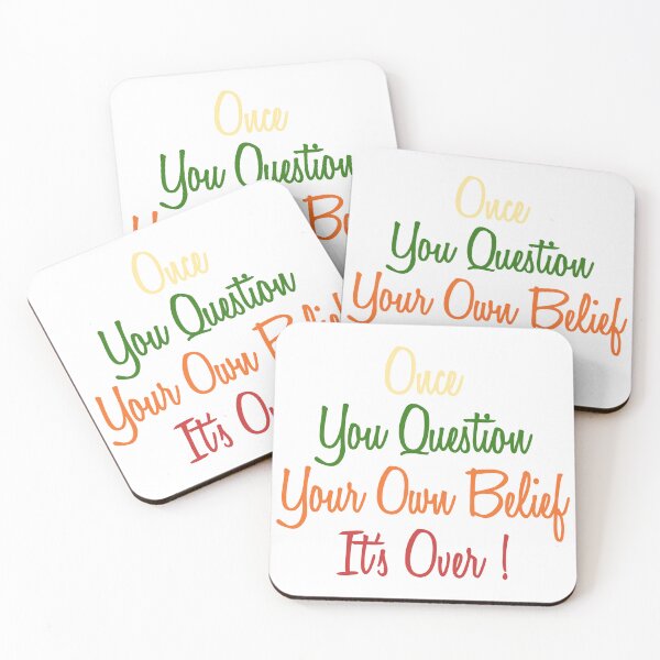Item preview, Once You Question Your Own Belief It's Over designed and sold by Amazigh-i7orran.