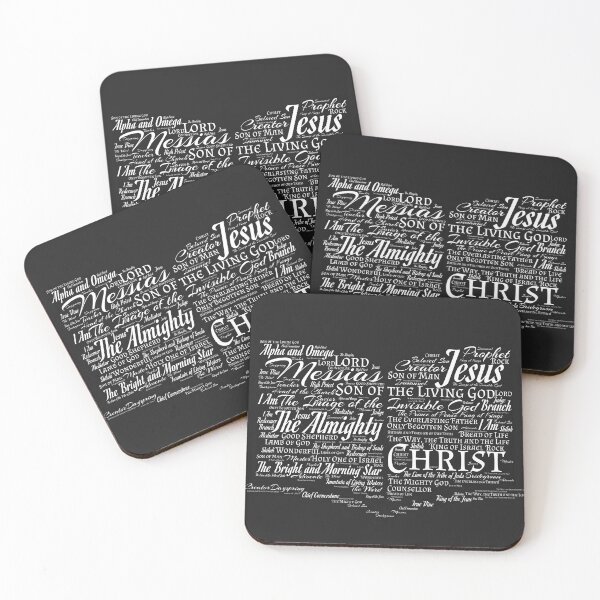 Item preview, All the Names of Jesus - Christian, Faith, Bible Verses Scriptures, The Name Above All Names - Genesis, Revelations, Colossians, John 3:16, Matthew 16:16, Isaiah 40:2 - The Holy Bible Black designed and sold by zicutza.
