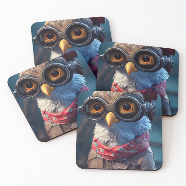 Item preview, Pirate pigeon anthropomorphic designed and sold by MimozaStudio.