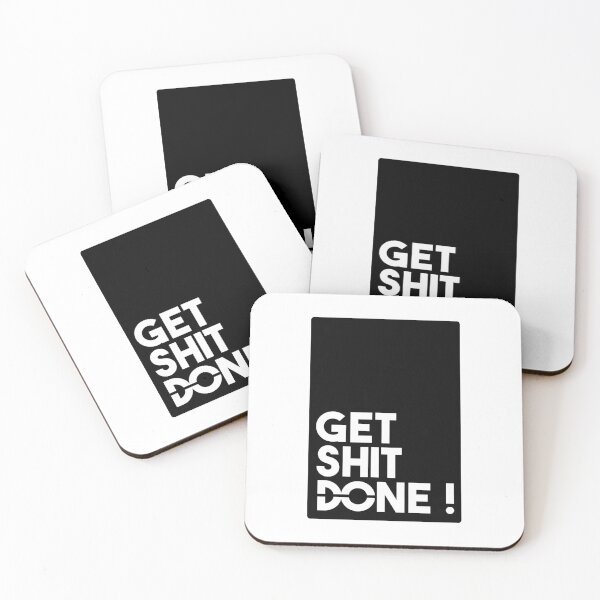 Item preview, GET SHIT DONE - MOTIVATIONAL ARTWORK designed and sold by MotivationSpark.