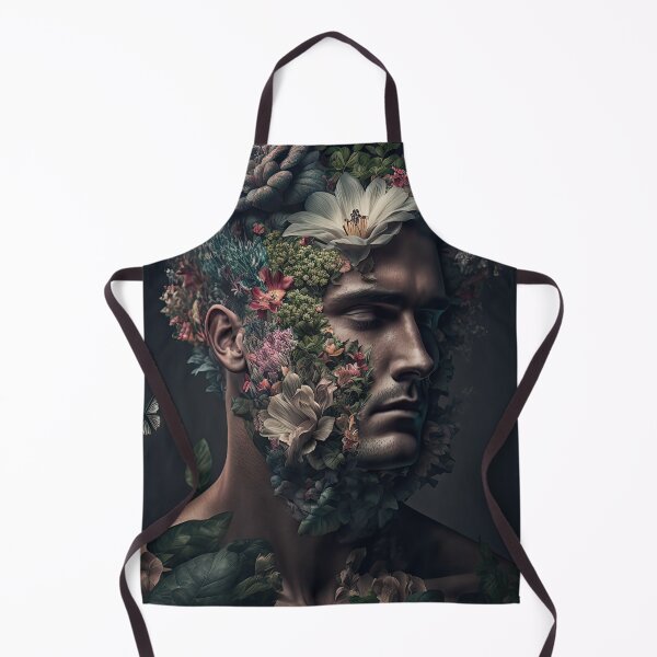 Artikelvorschau, Digital created sexy man covered with flowers in fineart look entworfen und verkauft von mrlongfield.