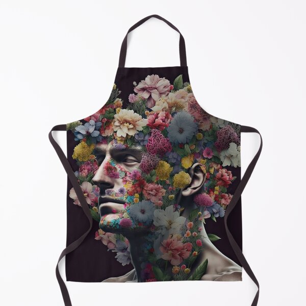 Artikelvorschau, Digital created sexy man covered with flowers in fineart look entworfen und verkauft von mrlongfield.