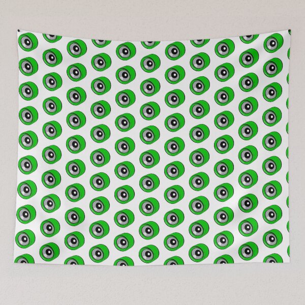 Item preview, Roller Skate Wheel Green designed and sold by LudlumDesign.