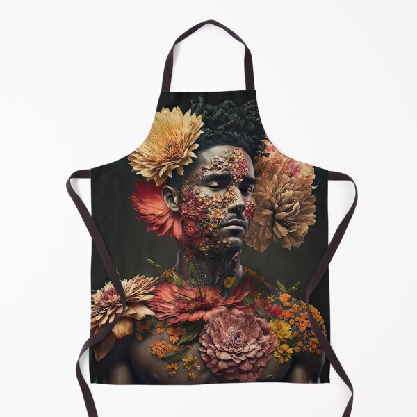 Artikelvorschau, Digital created sexy man covered with flowers in fineart look entworfen und verkauft von mrlongfield.