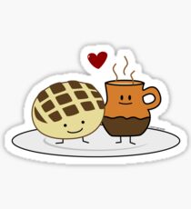 Pegatina Pan Dulce y Hot Chocolate Pan caliente Mexicano