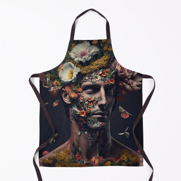 Artikelvorschau, Digital created sexy man covered with flowers in fineart look entworfen und verkauft von mrlongfield.