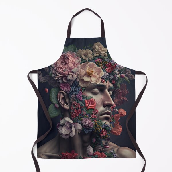 Artikelvorschau, Digital created sexy man covered with flowers in fineart look entworfen und verkauft von mrlongfield.
