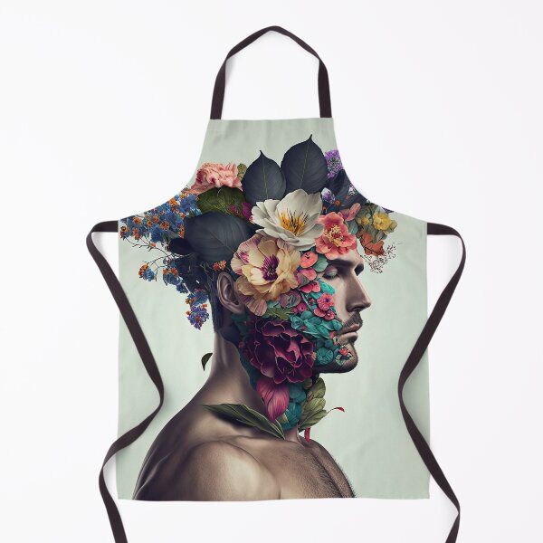 Artikelvorschau, Digital created sexy man covered with flowers in fineart look entworfen und verkauft von mrlongfield.