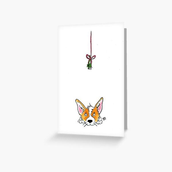 Kiss the pup! Greeting Card