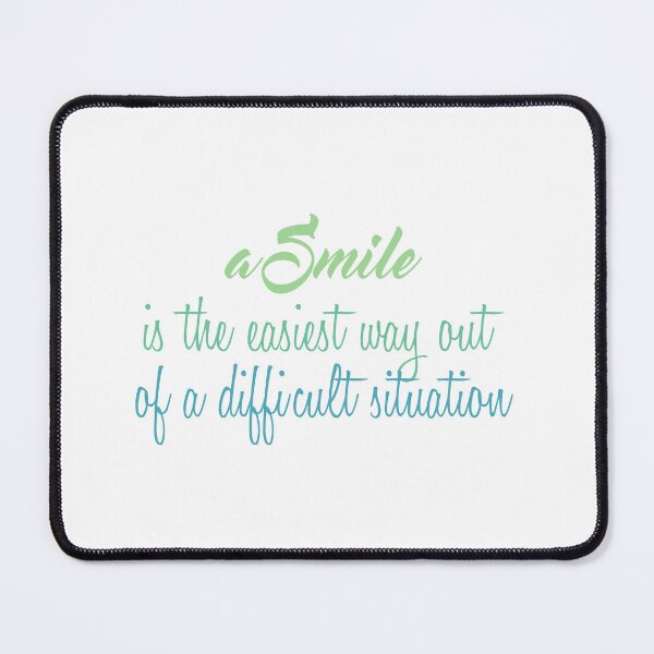 Item preview, A Smile is the easiest way out of a difficult situation designed and sold by Amazigh-i7orran.