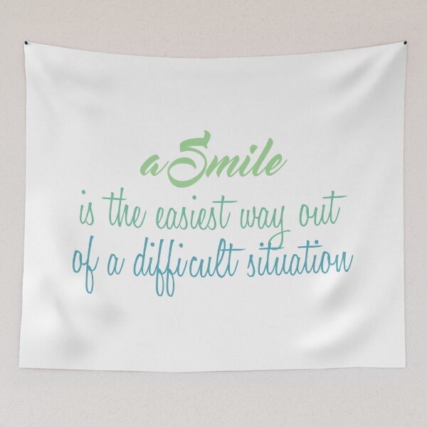 Item preview, A Smile is the easiest way out of a difficult situation designed and sold by Amazigh-i7orran.