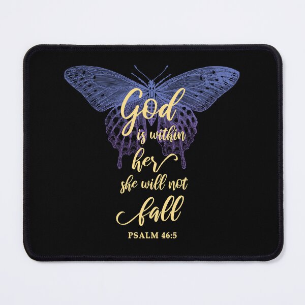Item preview, God is within her she will not fall Butterfly designed and sold by Fran Fryberg.