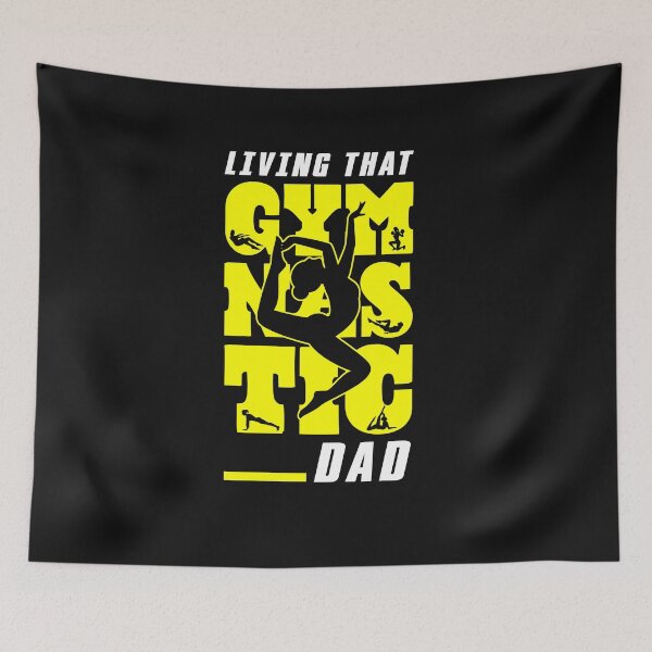 Item preview, Gymnastic lovers Living That Gymnastic Dad designed and sold by sanadkarmakar.