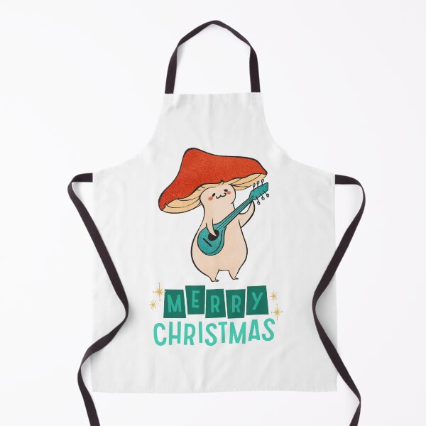 Artikelvorschau, Retro Pilz, der Gitarre spielt Frohe Weihnachten entworfen und verkauft von IevaLiART.