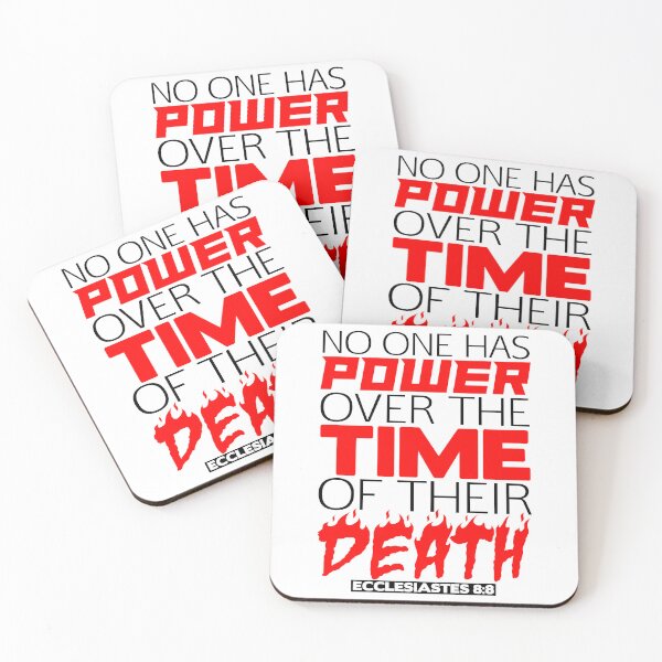 Item preview, No One Has Power Over Death - Ecclesiastes 8:8 designed and sold by plushism.