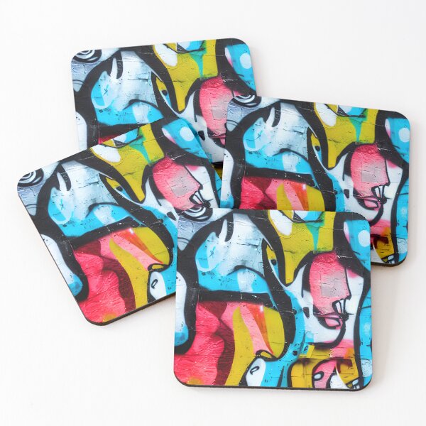 Item preview, Colorful street art, graffiti urban art texture wallpaper designed and sold by patterncrow.