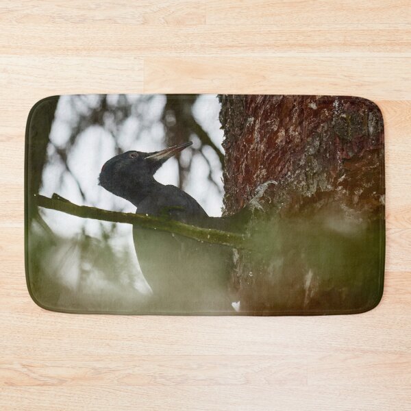 Item preview, Behind the curtains of forest  the work goes on. Black woodpecker designed and sold by Jouko Lehto Photography.