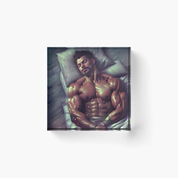 Item preview, Warrior Hunk Sleeping designed and sold by withdiamonds.