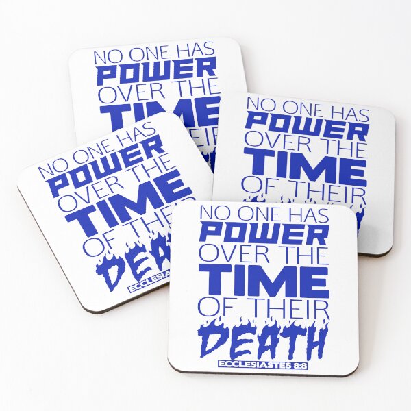 Item preview, No One Has Power Over Death - Ecclesiastes 8:8 designed and sold by plushism.