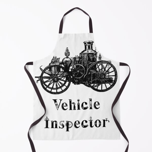 Item preview, 'Vechicle Inspector' Automotive Design - Retro Illustration for T-shirts, mugs, phone cases and other accessories designed and sold by Ridiculam Toga.