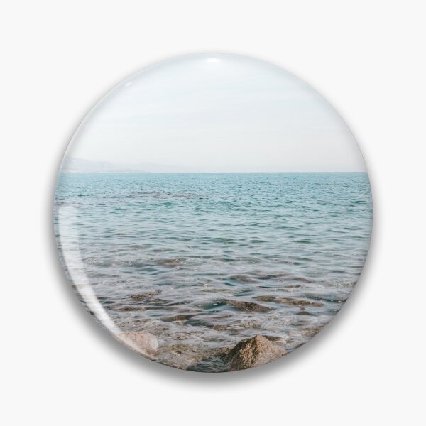 Item preview, Sea Waves Rocky Beach Print, Antibes Beach, French Riviera Beach, Summer Sea Waves, Cote D'Azur Beach Print, Ocean Print designed and sold by radub85.