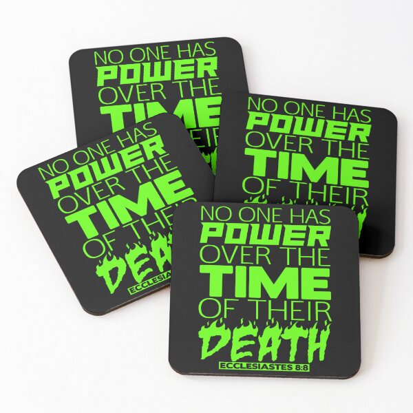 Item preview, No One Has Power Over Death - Ecclesiastes 8:8 designed and sold by plushism.
