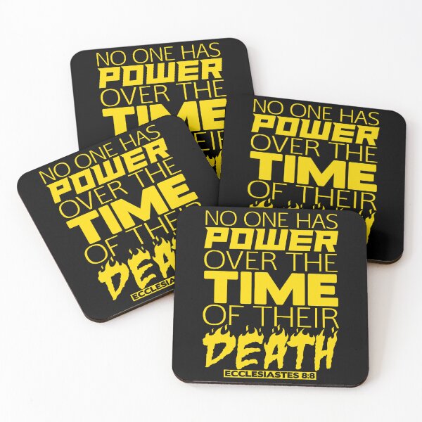 Item preview, No One Has Power Over Death - Ecclesiastes 8:8 designed and sold by plushism.