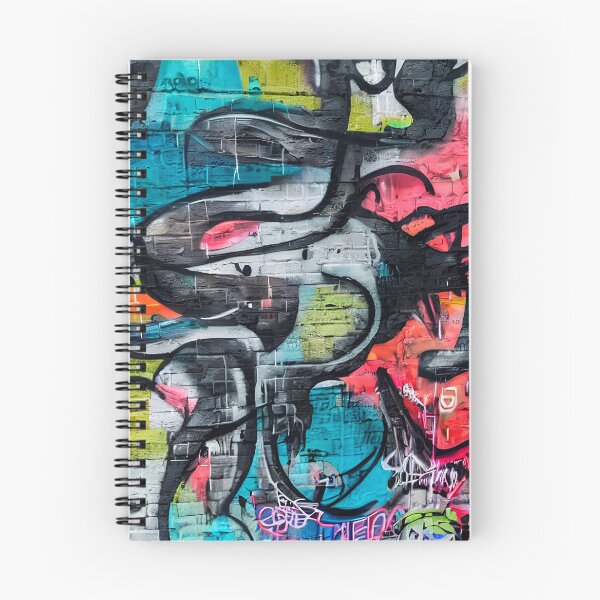 Item preview, Colorful street art, graffiti urban art texture wallpaper designed and sold by patterncrow.