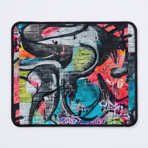 Item preview, Colorful street art, graffiti urban art texture wallpaper designed and sold by patterncrow.