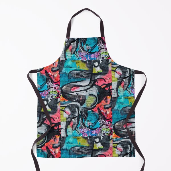 Item preview, Colorful street art, graffiti urban art texture wallpaper designed and sold by patterncrow.