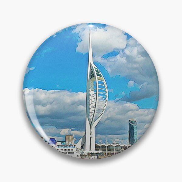 Item preview, Spinnaker Tower panaromic view at Portsmouth Harbour designed and sold by santoshputhran.