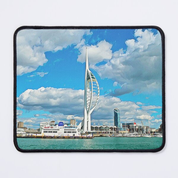 Item preview, Spinnaker Tower panaromic view at Portsmouth Harbour designed and sold by santoshputhran.