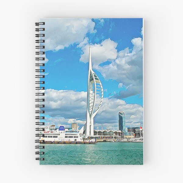 Item preview, Spinnaker Tower panaromic view at Portsmouth Harbour designed and sold by santoshputhran.