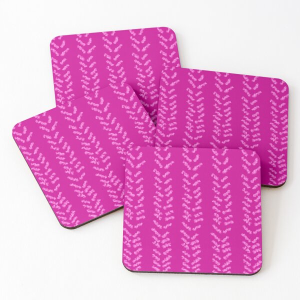 Aperçu de l'œuvre Motif à chevrons rose dessiné à la main irrégulière créée et vendue par Tamas Das.