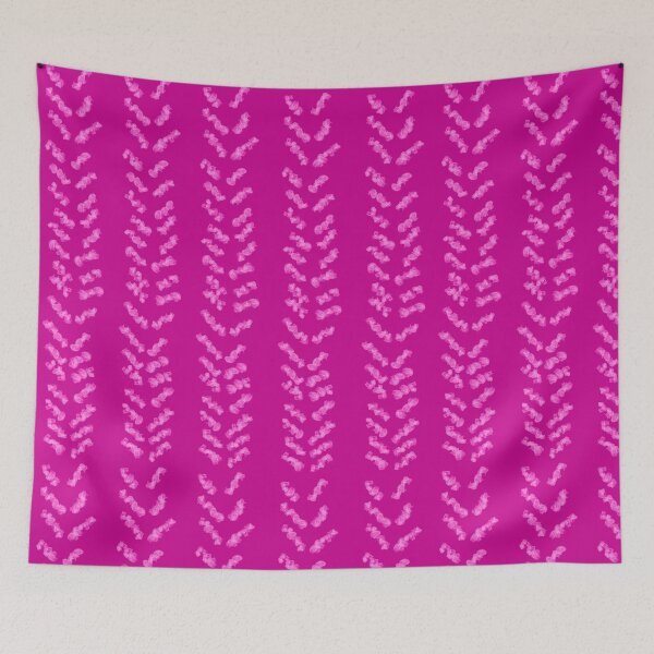 Item preview,  Irregular Hand Drawn Pink Herringbone Pattern designed and sold by Tamas Das.