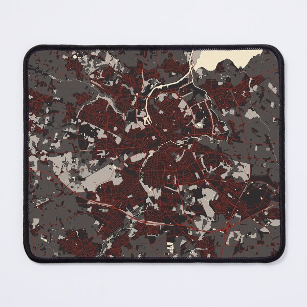 Item preview, Odense City Map of Funen, Denmark - Vector designed and sold by deMAP.