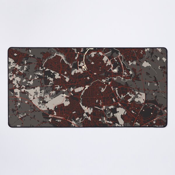Item preview, Odense City Map of Funen, Denmark - Vector designed and sold by deMAP.