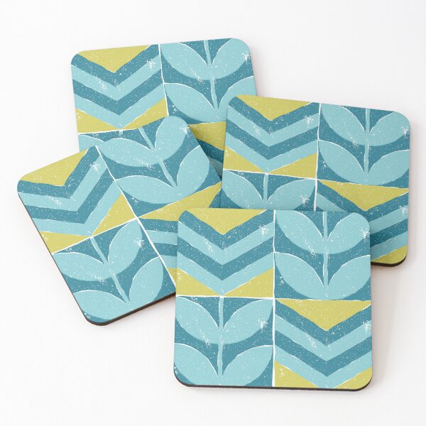Item preview, Blue yellow pattern calves designed and sold by Tervezek.