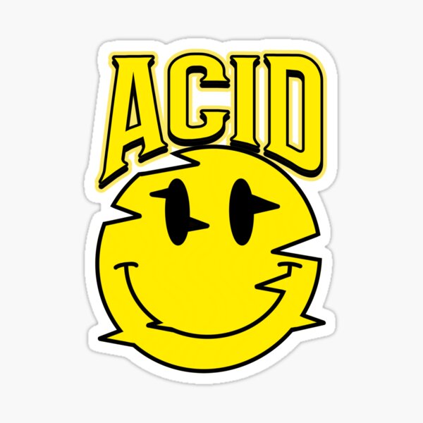 ACID - Smiley glitch Sticker