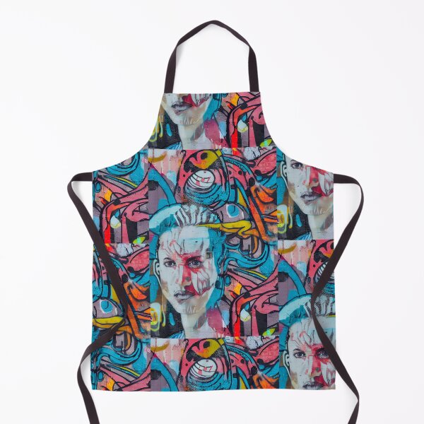 Item preview, Colorful street art, graffiti urban art texture wallpaper designed and sold by patterncrow.