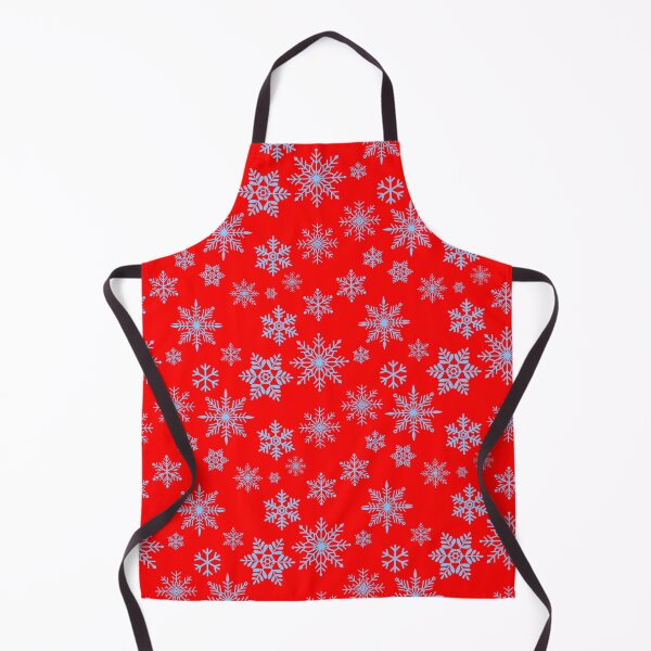Item preview, Blue Winter Snowflake Pattern - Merry Christmas Holiday - Red Background designed and sold by TheKnightWriter.