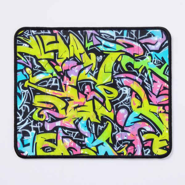 Item preview, Colorful graffiti street art tags wallpaper designed and sold by patterncrow.